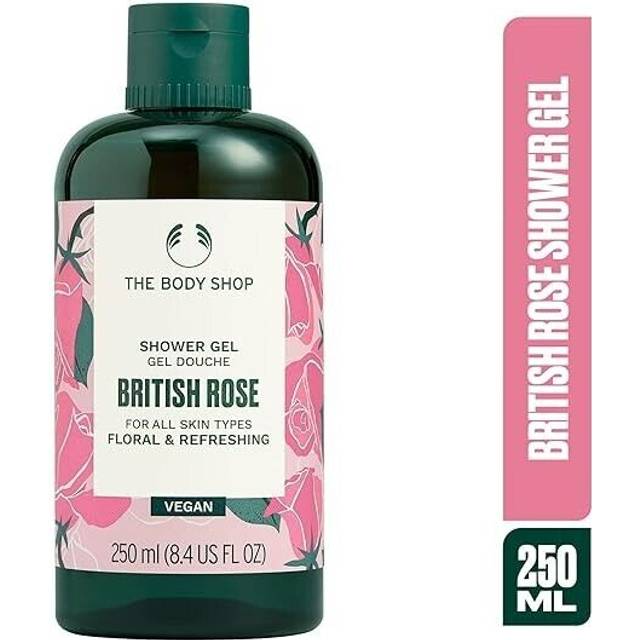 The body shop vegan british rose shower gel, 250 ml - for all skin types |