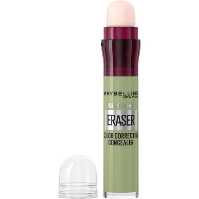 Maybelline New York Eraser Eye, Colour Correcting Concealer, Neutralises Breakouts & Redness, for a Tested & Suitable for Sensitive Skin, (Green)