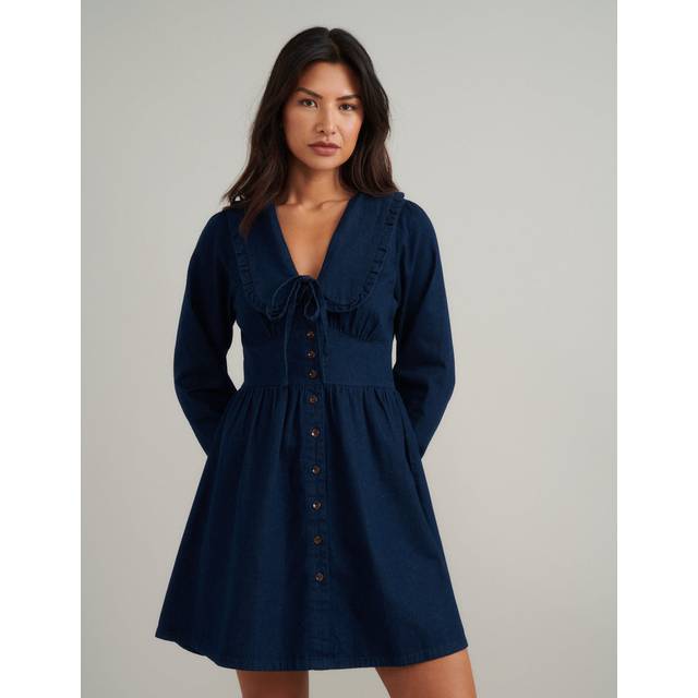 Nobody's Child Ottilie Denim Mini Dress - UK 12