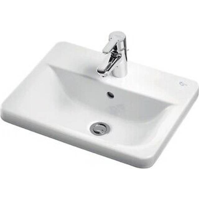 Concept Cube Countertop Basin 500mm Wide 1 Tap Hole - Ideal Standard