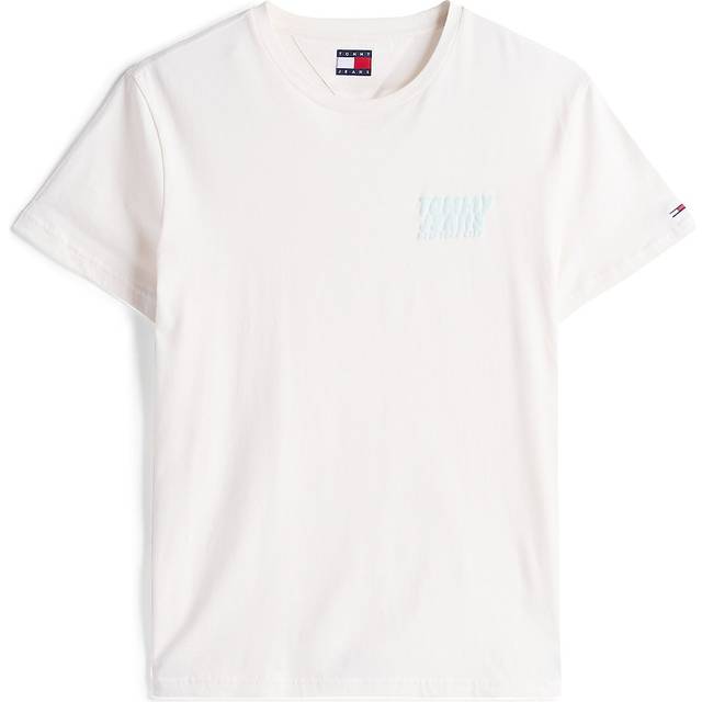 T-shirt Tommy Jeans Slim Bubble Print Tee White XXL