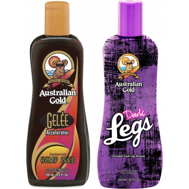 Australian Gold Gelee Accelerator + Dark Legs to the legs