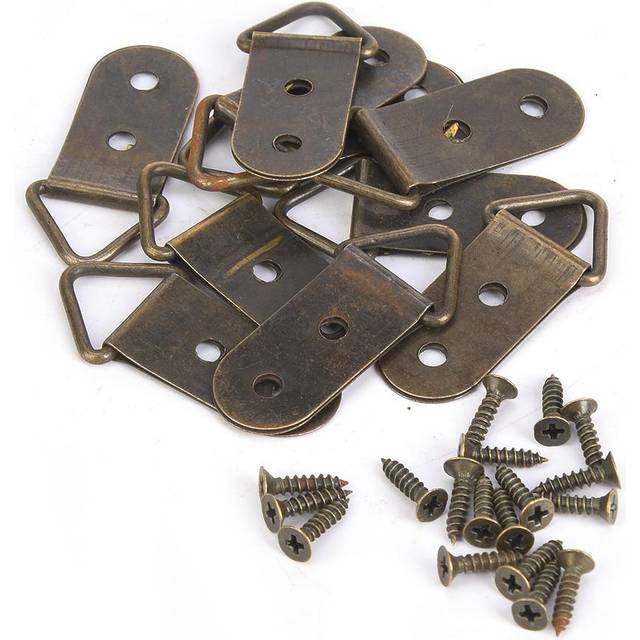 50Pcs Picture Frame Hanger Iron Photo Wall Hanging Hook Art Work Supplies 22-53mme Type