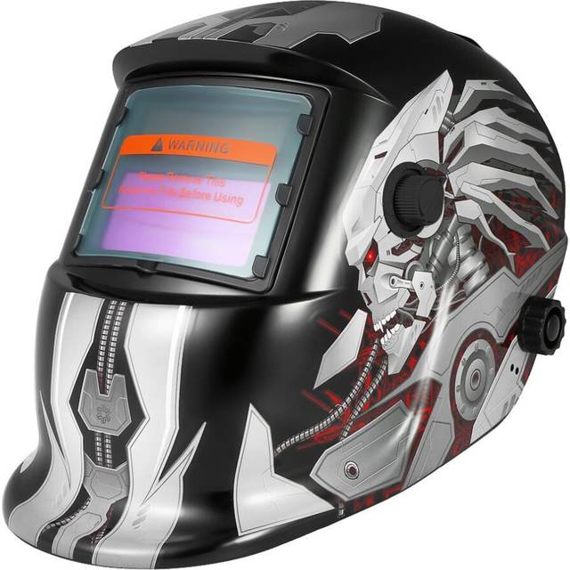 (dark gray) Professional Solar Energy Auto Darkening Welding Helmet Welding Welder Tig Mig Grinding Mask Robot