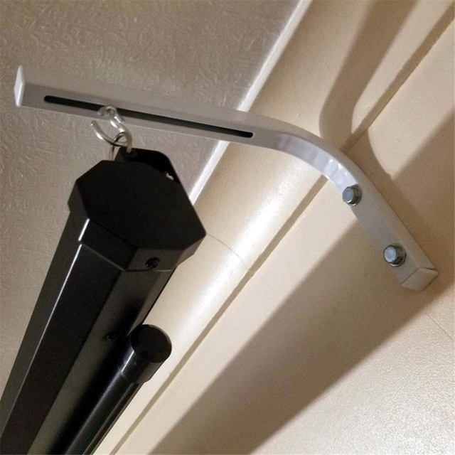 90 Degrees Projector Screen Wall Mount L-Brackets Adjustable
