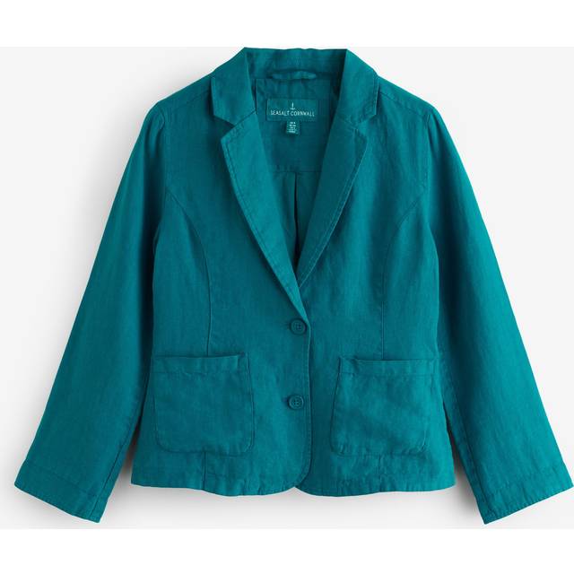 Blinker Linen Blazer - Dark Drift