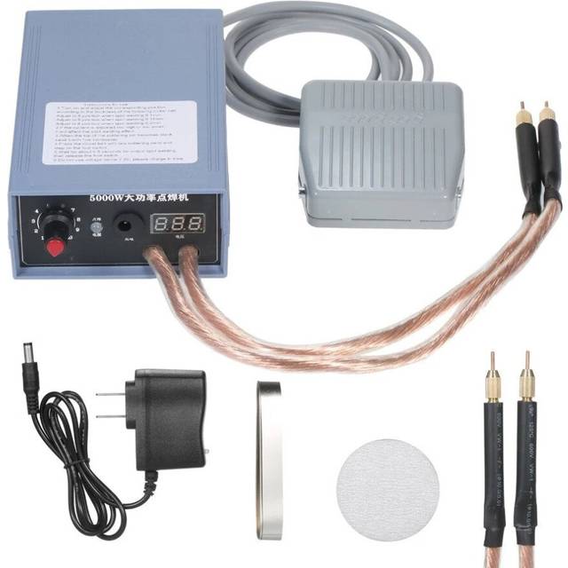 (110V US) 5000W Mini Spot Welder High Power Handheld Spot Welding Machine for 18650 Battery Welding Tools