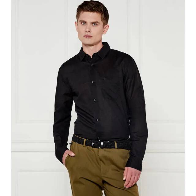 Calvin Klein Linen Blend Regular Fit Shirt