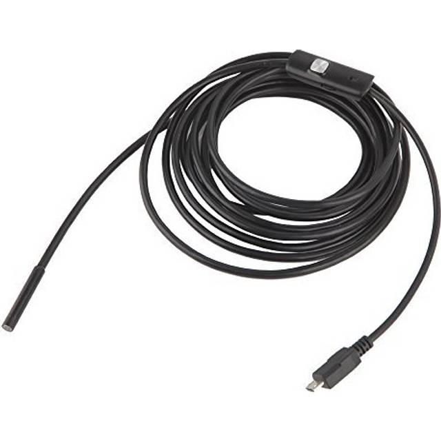 USB Endoscope BE-TOOL 2 in 1 IP67 Waterproof Borescope Inspection Camera with 6 Led and 7 M Snake Cable USB Adapter for Android Phone Tablet Device -