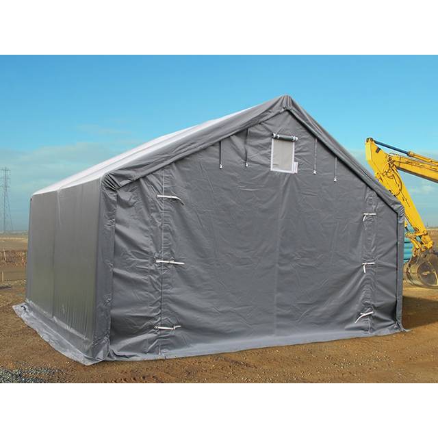 Storage shelter Storage tent pro 4x4x2x3.1 m, pvc, Grey