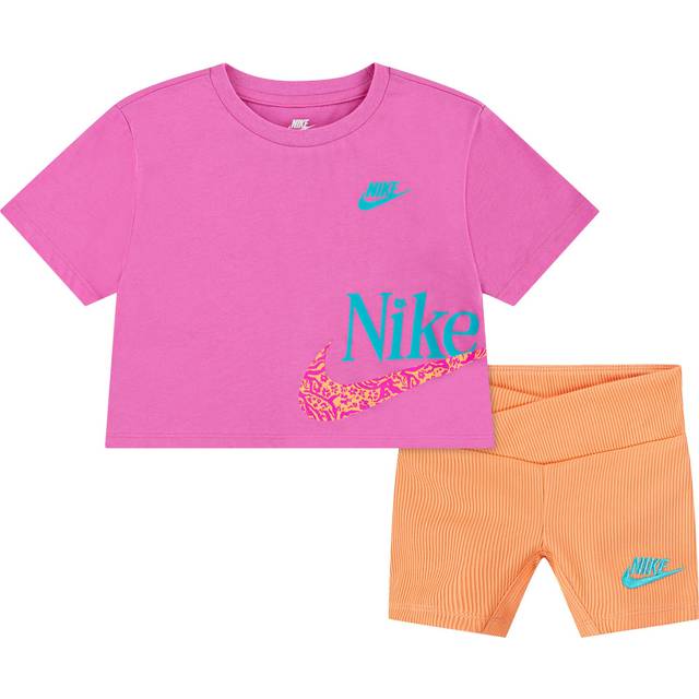 Nike Wild Flower Unisex Tracksuits - Pink - Size: 4 - 5 Years - Cotton Jersey - Foot Locker  - Pink - Size: 4 - 5 Years