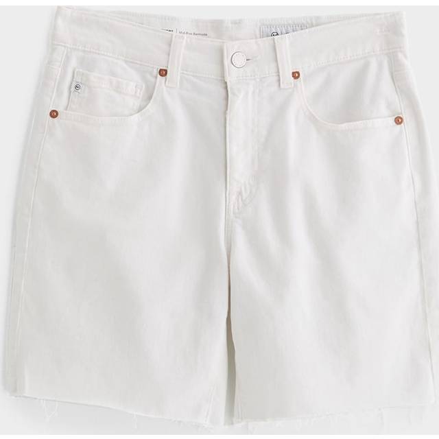 Ex-Boyfriend Slouchy Denim Shorts - WHITE - 28