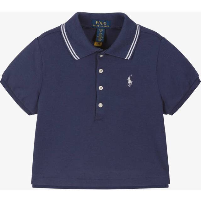 Polo Ralph Lauren  polo shirt CROP POLO-KNIT SHIRTS-POLO SHIRT  - 16 Years - Marine - 16 Years