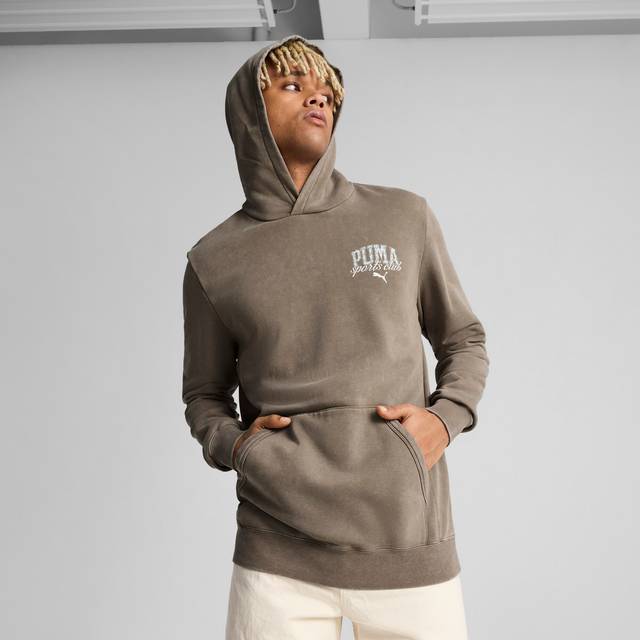PUMA Washed Luvtröja TR - Brun - ['Brun'] (Large)
