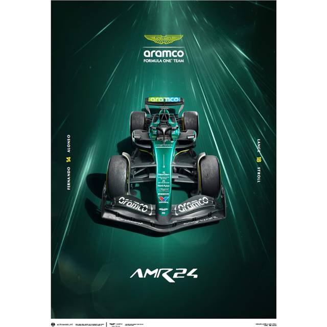Aston Martin Formula 1 - AMR24 - Hyper Focus 2024 Poster