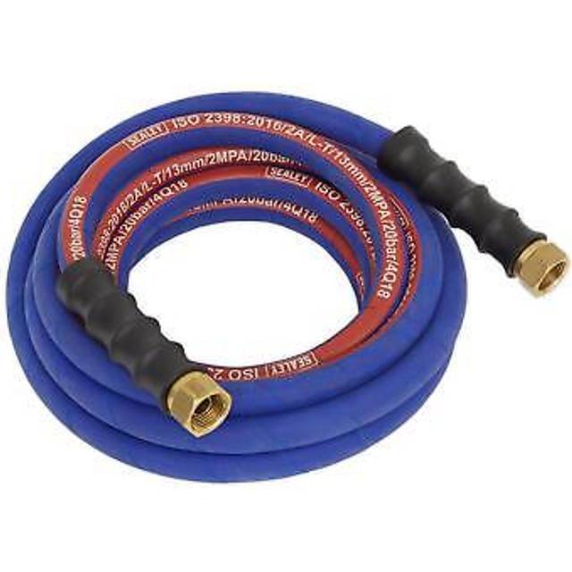 Sealey air hose 5m x ø13mm with 1/2"bsp unions extra-heavy-duty