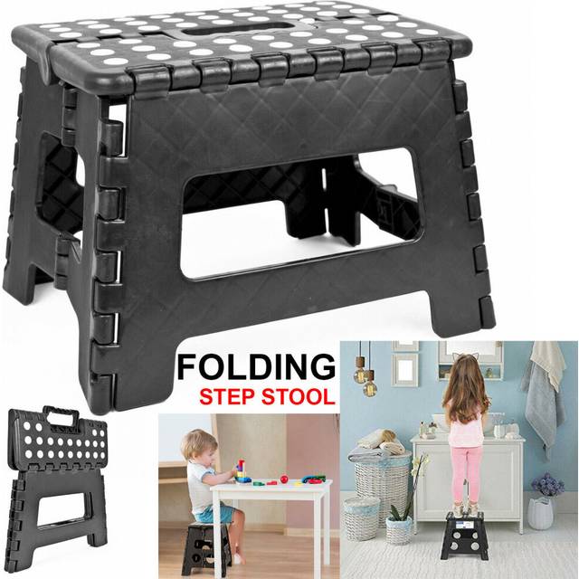 Small Folding Step Stool Multi Purpose Home Kitchen Foldable Fold Up