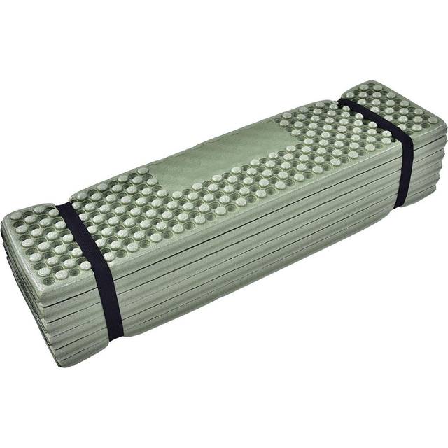 Outdoor Foam Camping Mat Folding Beach Tent Sleeping Pad Waterproof Mattress( Army Green)