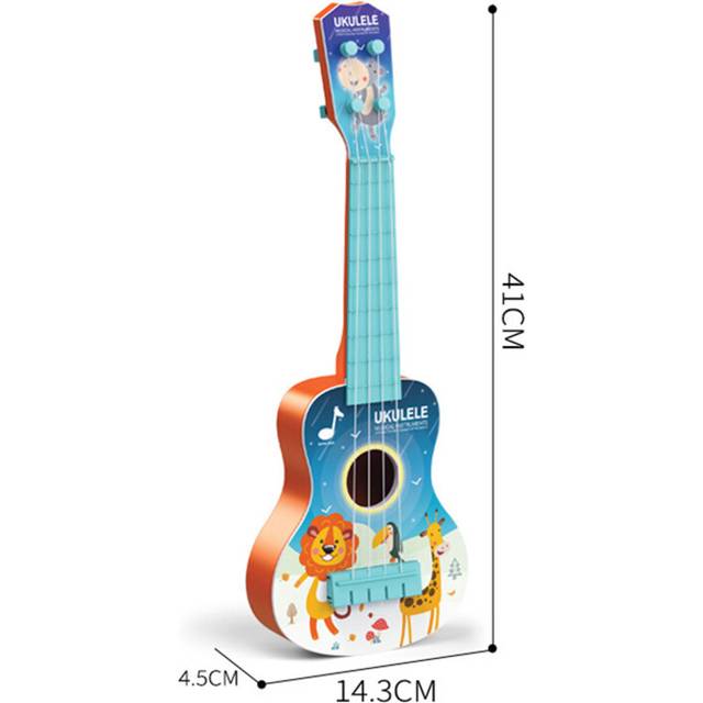 Kids Ukulele Hand-eye Cooperation Parent-child Interaction Kids Gift Kids Ukulele with Tuning Gears for Kids