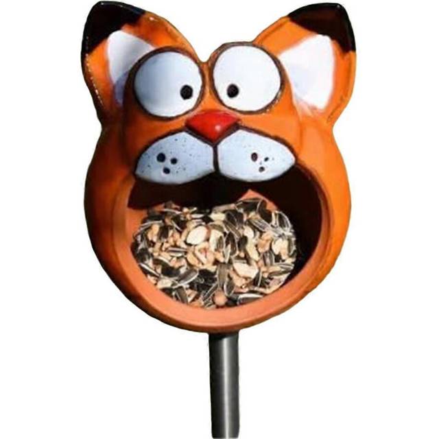 Garden Stakes - Bird Feeders, Outdoor Bird Feeders, Animal Resin Sculpture Bird Feeders, Garden Yard Decoration Gifts B