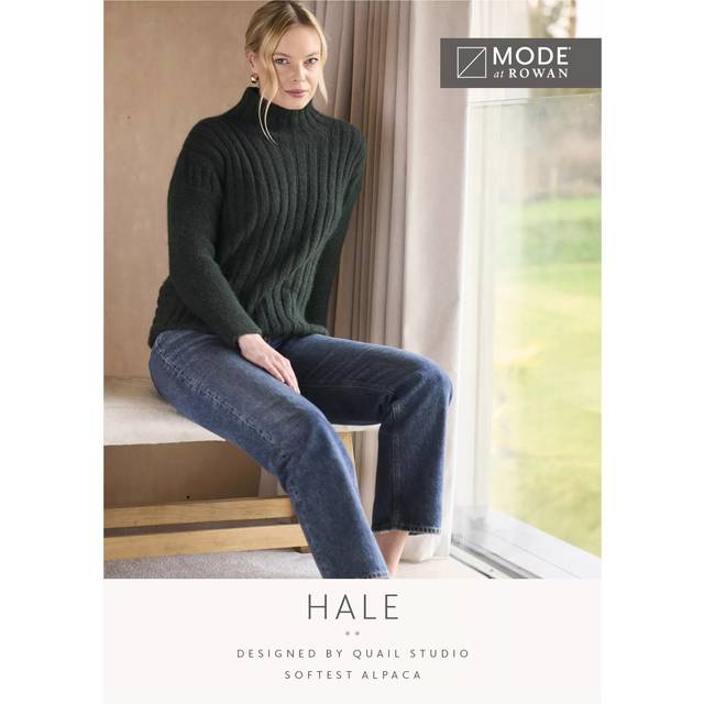 MODE at Rowan Hale High Neck Sweater Knitting Pattern