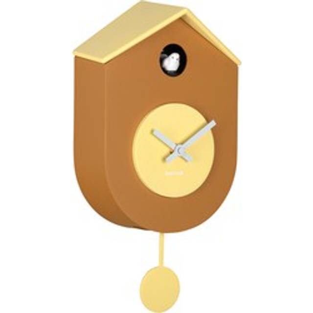 Wall clock Karlsson Grato Cuckoo - Jaune - 17,5x33,2x9,2 cm