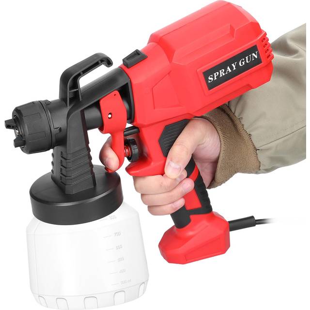 Electric Paint Spraying Machine 800ml Large Capacity Paint Bottle Detachable Multifunctional High US Plug