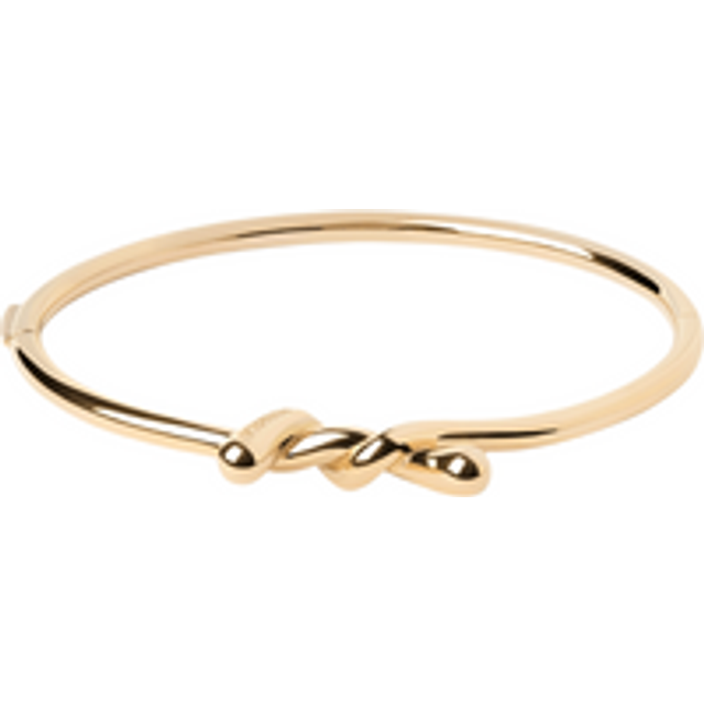 PDPAOLA 18ct Gold Twist Bangle