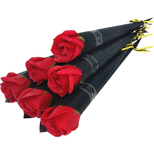 10Pcs Single Rose Simulation Korean Soap Flower Valentine'S Day Gift Roses Artificial 1