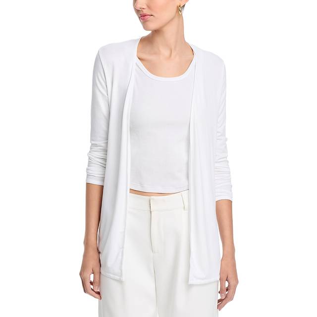 Majestic Filatures Long Sleeve Open Front Cardigan