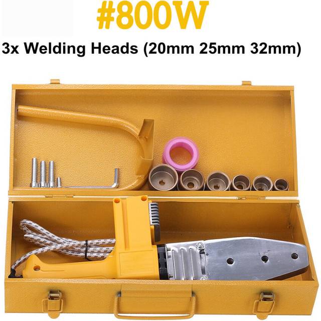 (#32 800W) Full Auto Electric Heating Pipe Welding Tool Machine Weld For PB PPR PE PP Tube