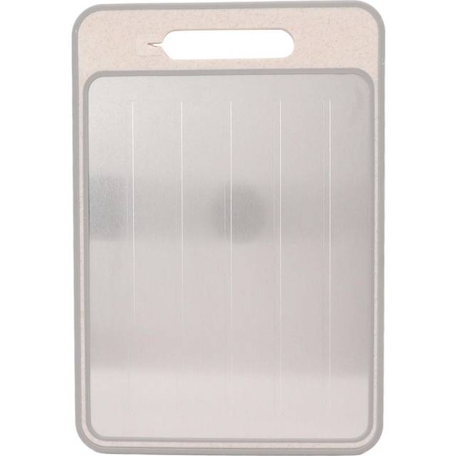 Defrosting Tray Double Sided Grinding Thawing Cutting Board with Sharpener for Frozen Meat Wheat