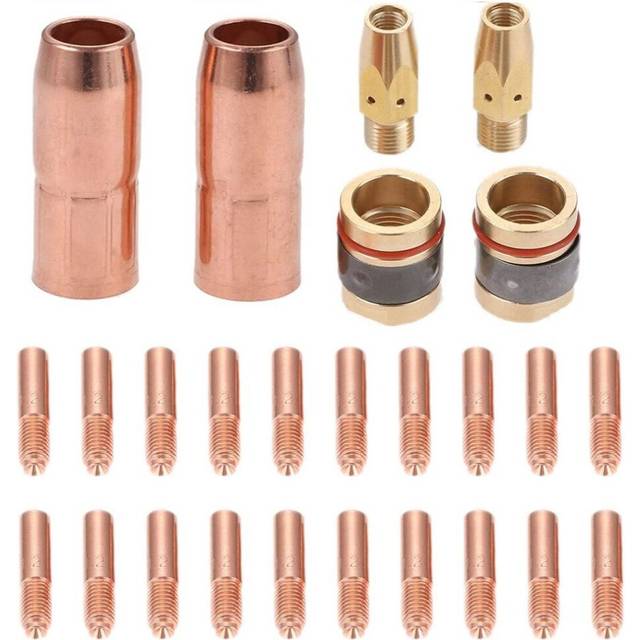 "MIG Welding Gun Accessory 169-726 0.035"" Kit Tip-Nozzle-Diffuser-Adapter for Miller Millermatic M-25/M-40 Hobart Torch"