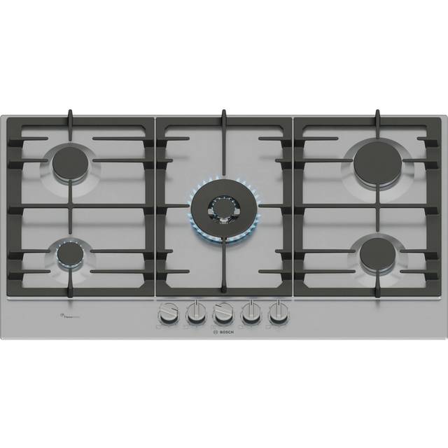 PCR9A5I90 Series 6 90cm Stainless Steel 5 Burner Gas Hob