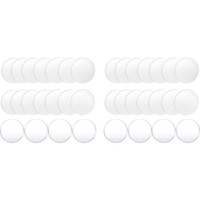 36 Pcs Clear Acrylic Disc 4 Inch Circle Acrylic Sheet Thick Circle Acrylic Rounds Blanks Acrylic Panel for