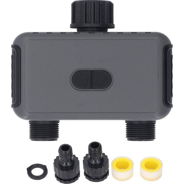 Sprinkler Timer 2 Zone Bluetooth APP Control IP55 Waterproof Smart Water Hose Timer for Garden Yard
