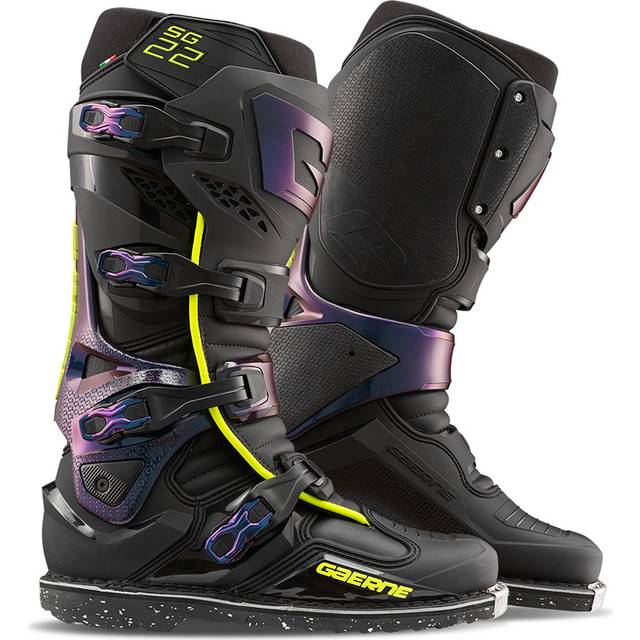 Gaerne SG-22 Chameleon, boots , color: Black/Purple/Green , size: 44 EU