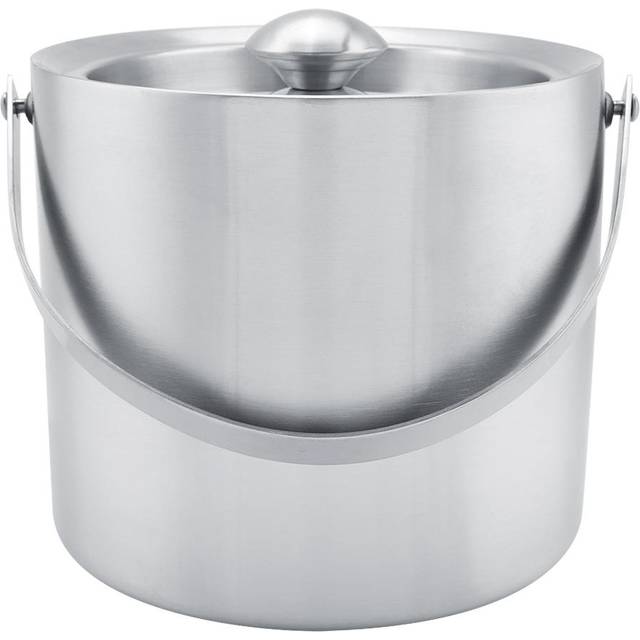 Stainless Steel Double Walled Ice Bucket with Cover for Wedding Parties (3L)