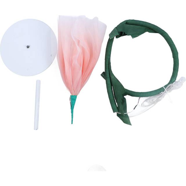 Electric Silk Flower Simulation Openable Artificial Large Peony Decor Prop with LED Light for