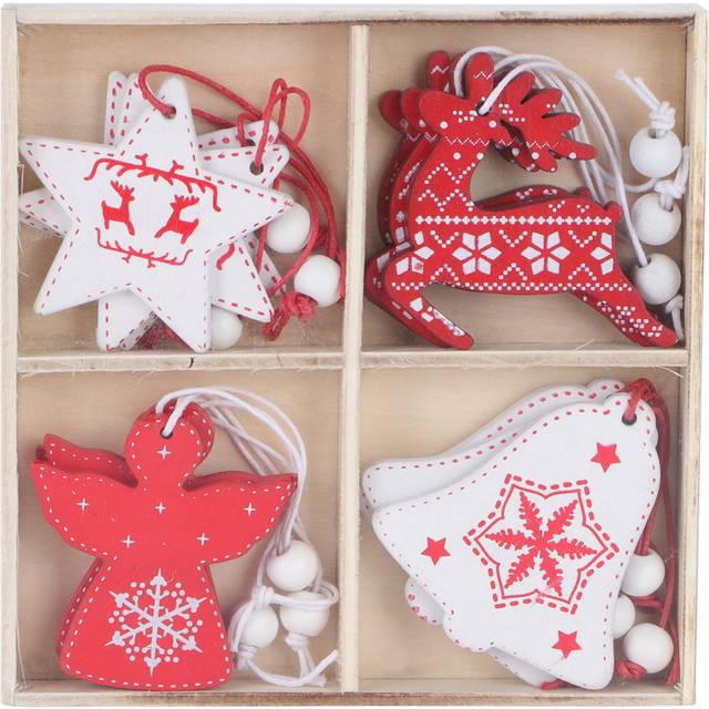 12pcs Christmas Decoration Tree Hanging Pendant Home Party Christmas Small Ornament