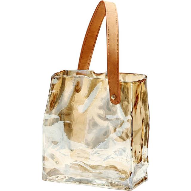 Handbag Vase Original Color Glass Vase Fish Tank Glass Vase Handmade Vase
