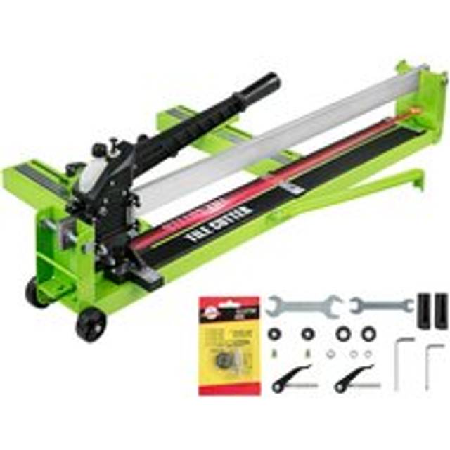 39-Inch Tile Cutter Manual Tile Score Cutter, with Tungsten Carbide Scoring Wheel Professional Vinyl Plank Cutter, Adjustable Laser Guide for