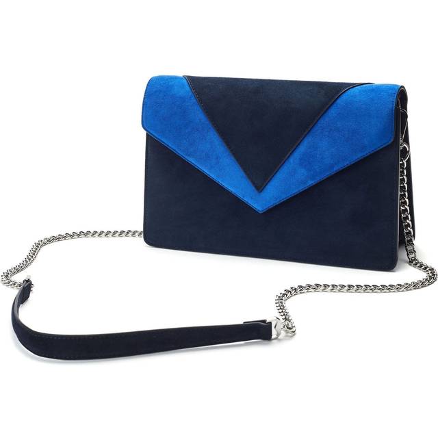 Moda in Pelle Livelia Suede Clutch Bag