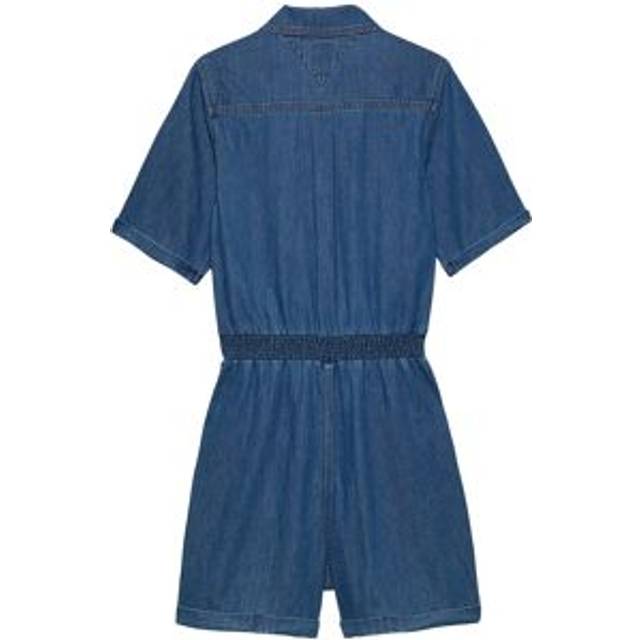 Tommy Jeans Light Denim Playsuit Denim L