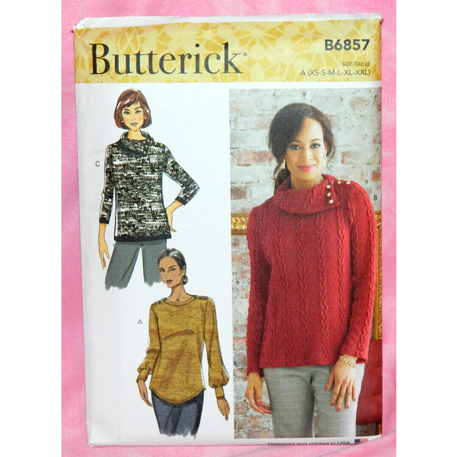 Butterick Paper Sewing Pattern 6857