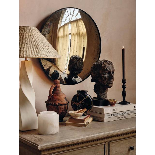 Convex Bronze Edge Mirror, Medium