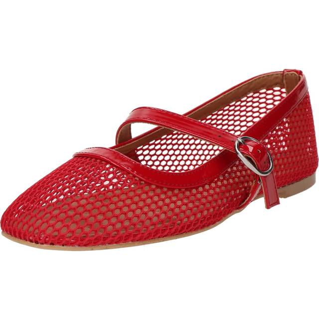 BIANCO Bialilja Mary Jane Mesh |Röd |37