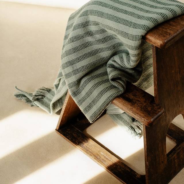 Piglet in Bed Pembroke Stripe Throw