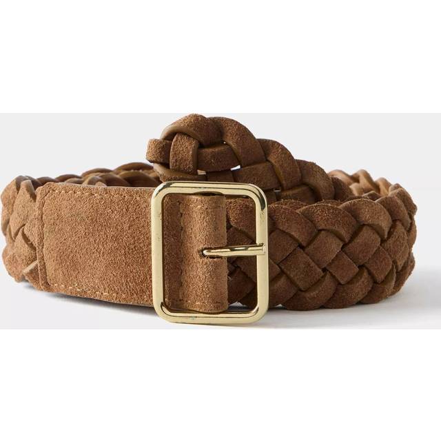 Mint Velvet Mint Velvet Brown Suede Woven Belt