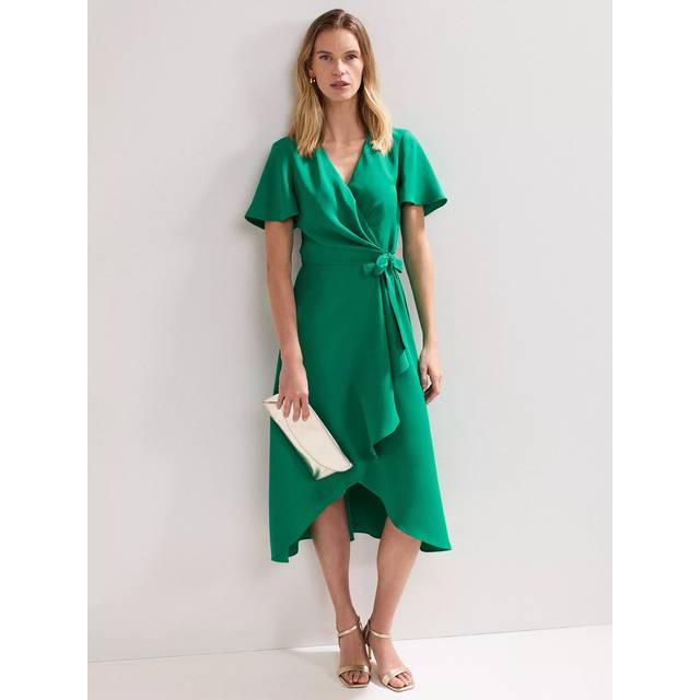 Phase Eight Julissa Wrap Dress - 16, Green